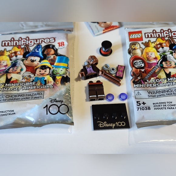 LEGO Princess Tiana Minifigure & Dr. Facilier Minifigure (Disney 100 Series) - Picture 3 of 3